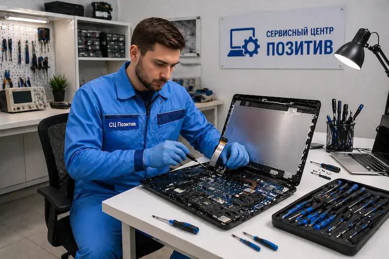 Замена шлейфа матрицы ноутбука в Магнитогорске