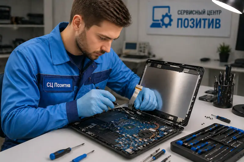 Ремонт шлейфа матрицы ноутбука в Магнитогорске