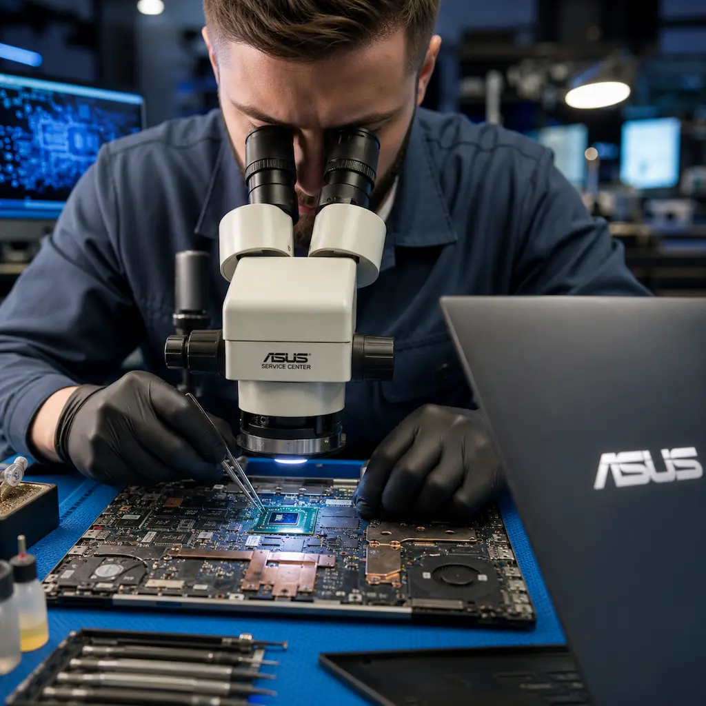 Замена видеокарты ноутбука Asus в Магнитогорске