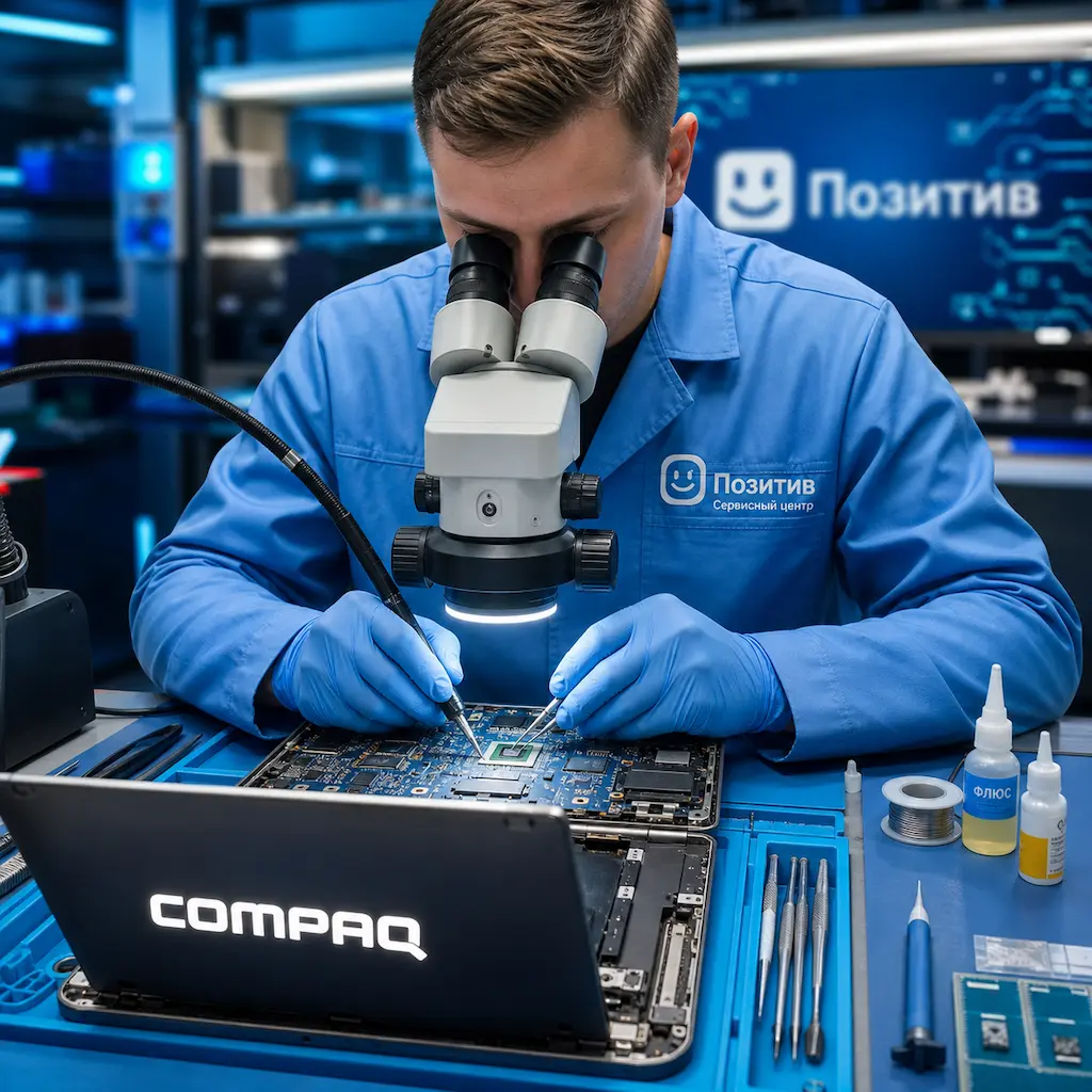 Замена видеокарты ноутбука Compaq в Магнитогорске