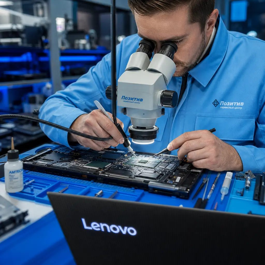 Замена видеокарты ноутбука Lenovo в Магнитогорске