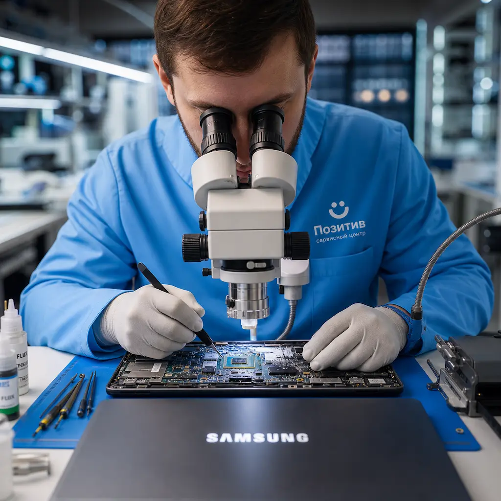 Замена видеокарты ноутбука Samsung в Магнитогорске
