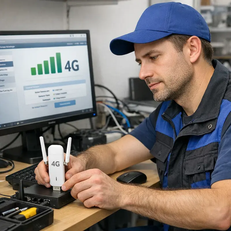 Настройка LTE модема в Магнитогорске