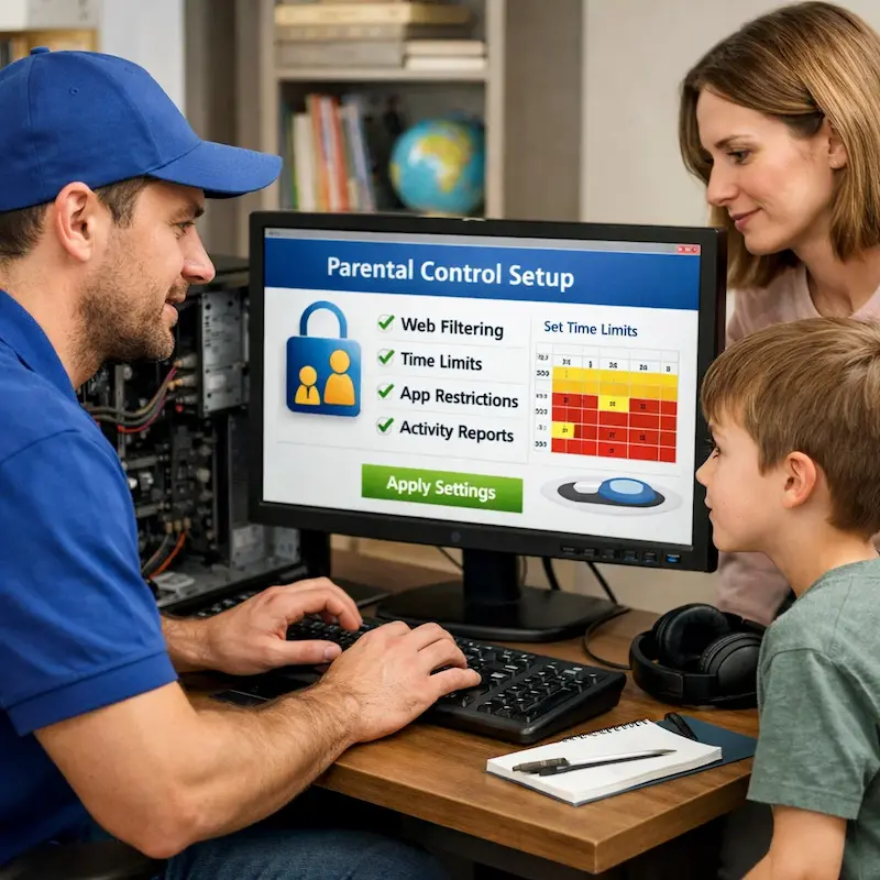 установка родительского контроля в Магнитогорске