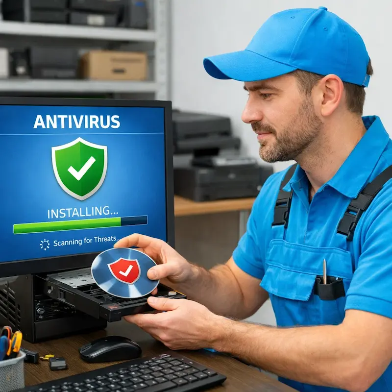 Установка антивируса в Магнитогорске на дому