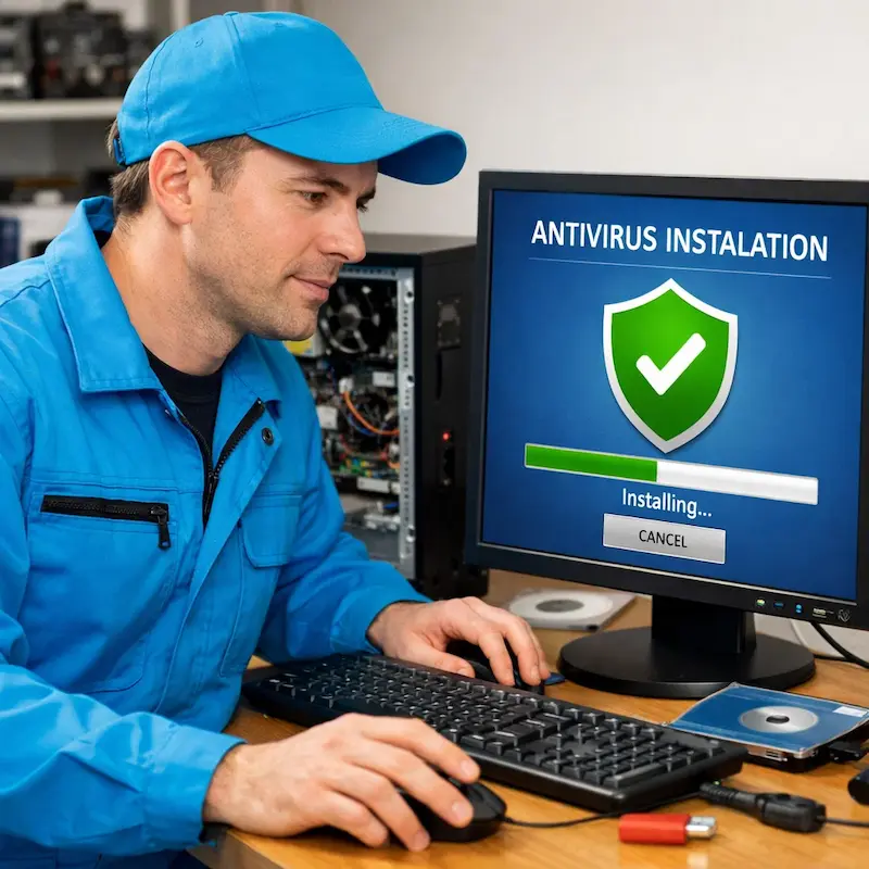Установка антивируса на ноутбук в Магнитогорске