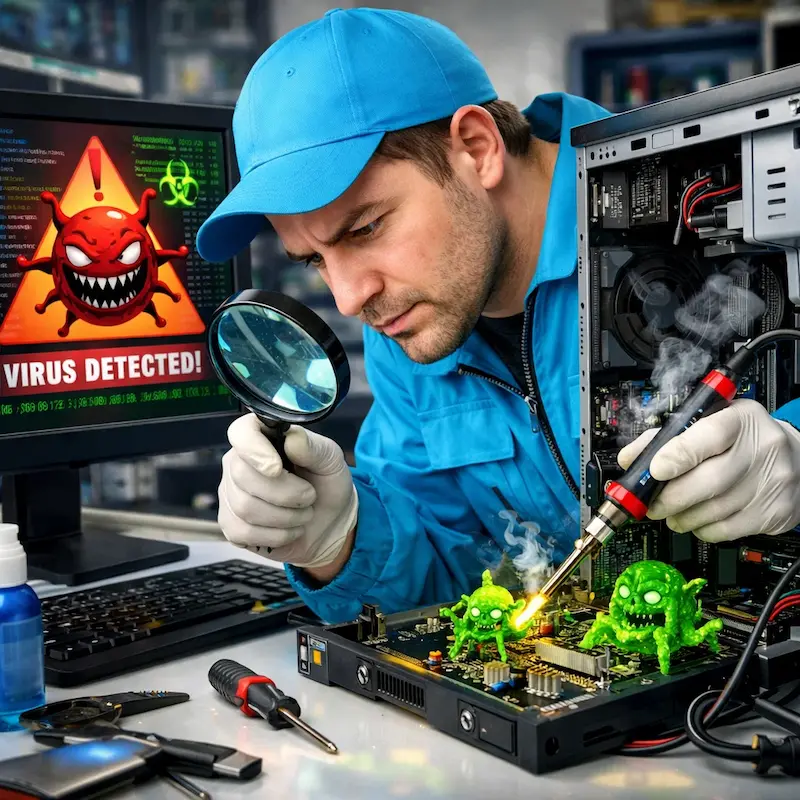 Вылечить компьютерный вирус в Магнитогорске